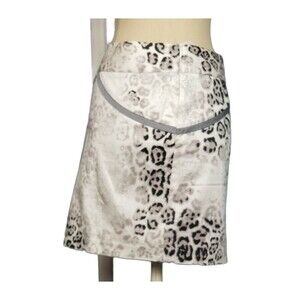 Emilio Pepe Italy Animal Print Mini Skirt Size 0